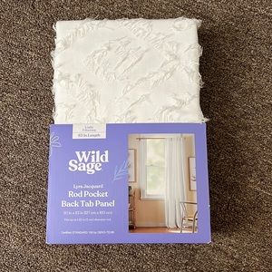 Wild sage, white curtains